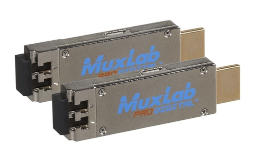 [500461] MuxLab Mini HDMI Fiber 4K Extender Kit