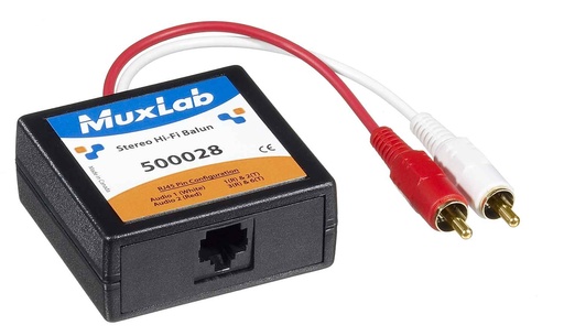 [500028] MuxLab 500028 Stereo Hi-Fi Balun
