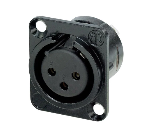 [NC3FD-LX-BAG-0] Neutrik NC3FD-LX-BAG-0 XLR-runkonaaras, lukoton