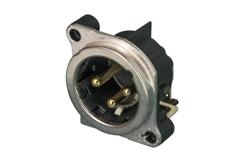 [NC3MBH] Neutrik NC3MBH XLR-runkouros piirikortille