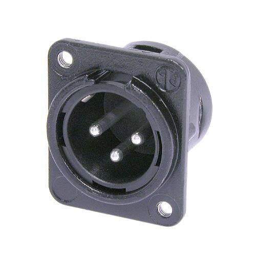 [NC3MDM3LBAG-1] Neutrik NC3MDM3LBAG-1 XLR-runkouros, M3