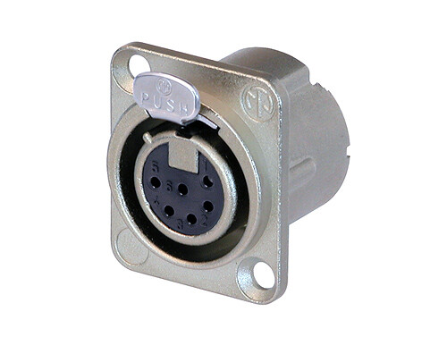 [NC6FD-LX] Neutrik NC6FD-LX XLR-runkonaaras
