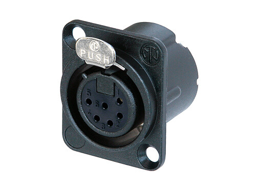 [NC6FD-LX-B] Neutrik NC6FD-LX-B XLR-runkonaaras