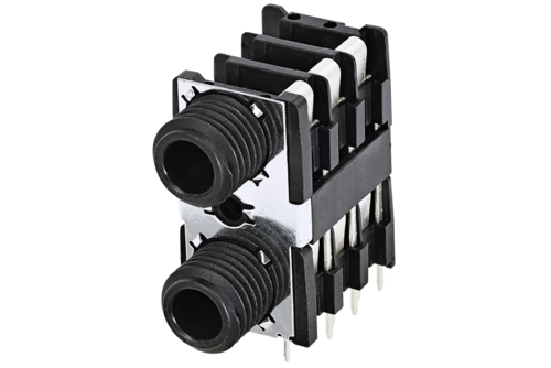 [NSJ12HF-1] Neutrik NSJ12HF-1 6,3mm PCB-tuplajakki,stereo