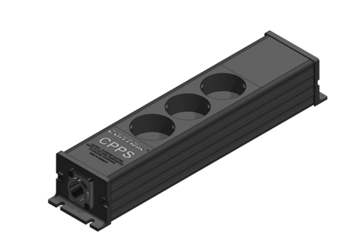 [CPPSF3-TT] Contrik Power Strip TRUE1 IN/OUT - 3x Schuko OUT