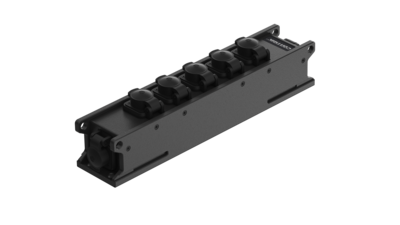 [CPVT6RD] Contrik Power Strip XO TRUE1 IN - 6x TRUE1 TOP OUT