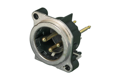 [NC3MBV] Neutrik XLR-runkouros, B-sarja, PCB/pystyas.