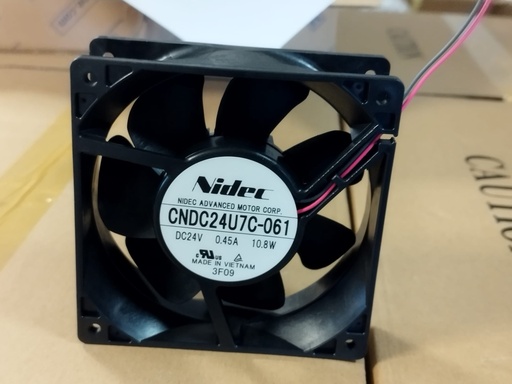 [CNDC24U7C-061] Nidec DC-tuuletin 120x120x38 mm, 24 VDC / 10,8 W