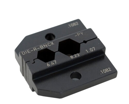 [DIE-R-BNCX-PY] Neutrik UHD-leuat HX-R-BNC pihtiin (HEX 6,47/8,23)