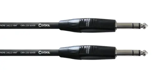 Cordial CIM VV SILVER LINE 6,3 mm stereoplugi kaapeli