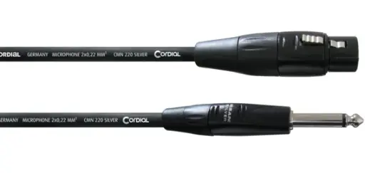 Cordial CIM FP SILVER LINE XLR-naaras/monoplugi kaapeli