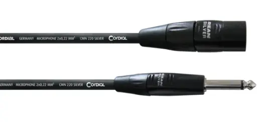 Cordial CIM MP SILVER LINE XLR-uros/monoplugi kaapeli