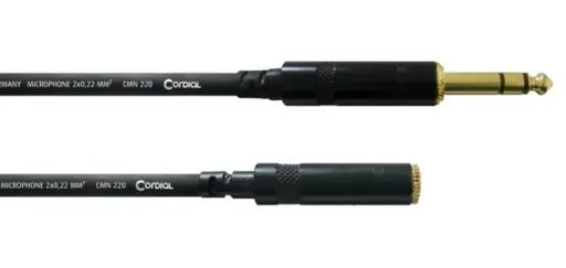 Cordial CFM VY 6,3 mm plugi / 3,5 mm jakki adapterikaapeli