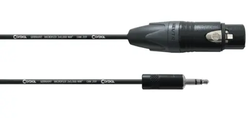 Cordial CPM FW-UNB XLR-naaras / 3,5 mm stereo kaapeli