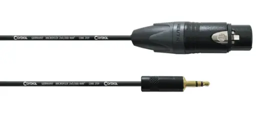 Cordial CPM FW-BAL 3,5 mm stereo / XLR-naaras kaapeli
