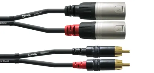 Cordial CFU MC RCA / XLR-uros stereokaapeli
