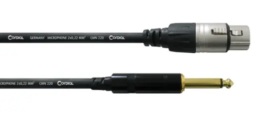 Cordial CCM FP XLR-naaras/monoplugi mikrofonikaapeli