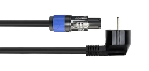 Cordial CFCA SRC 3x1.50 mm² powerCON® virtajohto, kulmaschuko