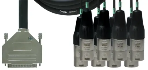 Cordial CFD DMT Tascam DSUB25 / XLR-uros multicore kaapeli