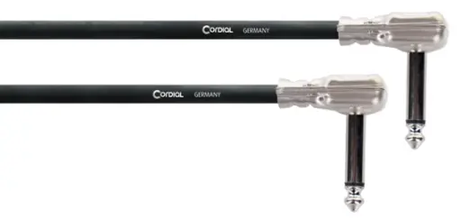 Cordial CFIP RR pedaalikaapeli, litteät kulmaplugit