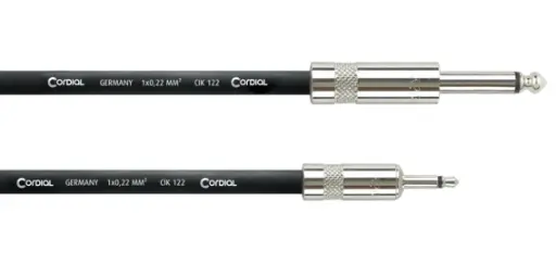 Cordial CPI PZ PRO 3,5/6,3 mm mono instrumenttikaapeli