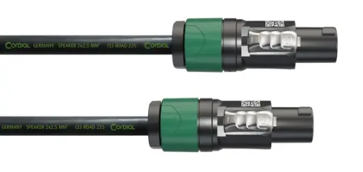 Cordial CRL LL 2x2,5mm² kaiutinkaapeli 4-napaisilla speakON liittimillä