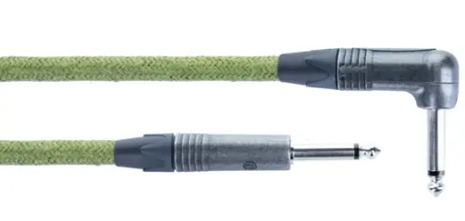 Cordial ECOHEMP PR instrumenttikaapeli, kulmaliitin