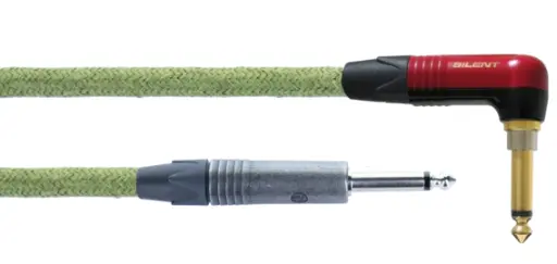 Cordial ECOHEMP PR-SILENT instrumenttikaapeli silentPLUG® kulma