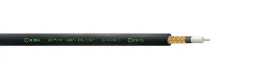 [CGK-ROAD75BLACK/100] Cordial CGK-ROAD 75 kitarakaapeli 1x0,75mm², 100 m kela
