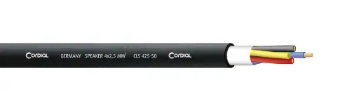 [CLS425-50/100] Cordial CLS 425-50 flex kaiutinkaapeli 4x2,5mm², 100 m kela