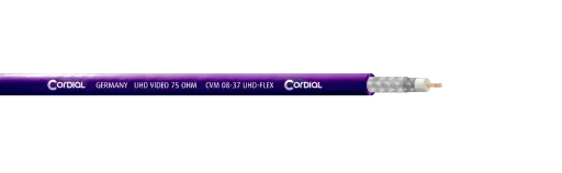 [CVM08-37UHD-FLEX/100] Cordial CVM 08-37 UHD-FLEX SDI-kaapeli purppura, 100 m kela
