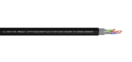[CCAT7APUR/500] Cordial CAT7A PUR-kaapeli S/FTP, 500 m kela