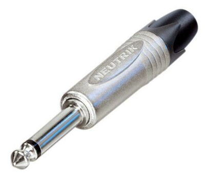 [NP2X-D] Neutrik NP2X-D 6,3 mm monoplugi, 100 kpl laatikko