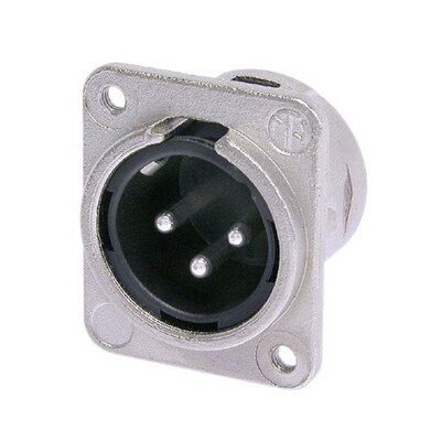 [NC3MDM3-L-1] Neutrik NC3MDM3-L-1 XLR-runkouros, M3