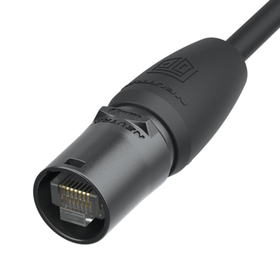 [NE8MX-B-TOP] Neutrik NE8MX-B-TOP etherCON kuori, esiasennus