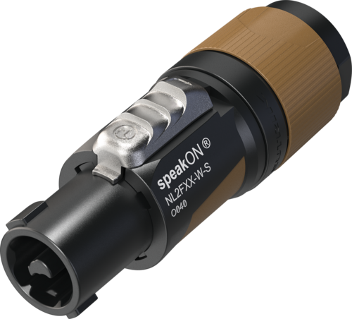 [NL2FXX-W-S-D] Neutrik NL2FXX-W-S-D 2-nap. speakON johtoliitin, 100 kpl laatikko