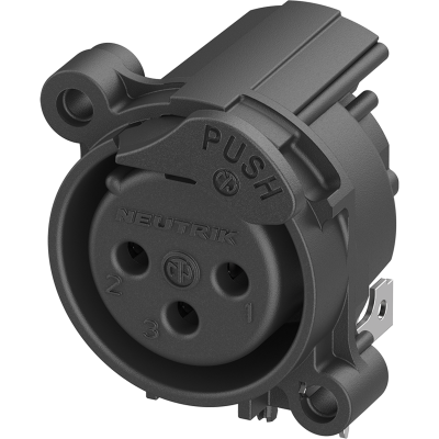 [NC3FAH2-DAE] Neutrik NC3FAH2-DAE XLR-runkonaaras piirikortille