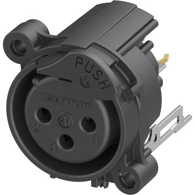 [NC3FAV2-DAE] Neutrik NC3FAV2-DAE XLR-runkonaaras piirikortille