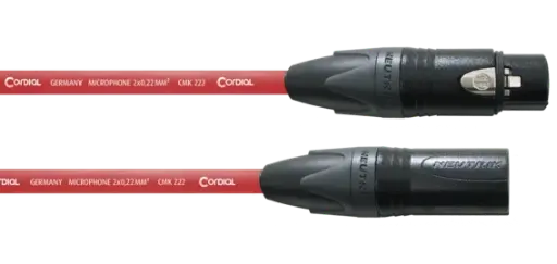 Cordial CPM FM mikrofonikaapeli, punainen