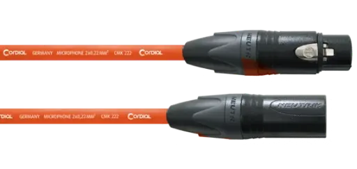 Cordial CPM FM mikrofonikaapeli, oranssi