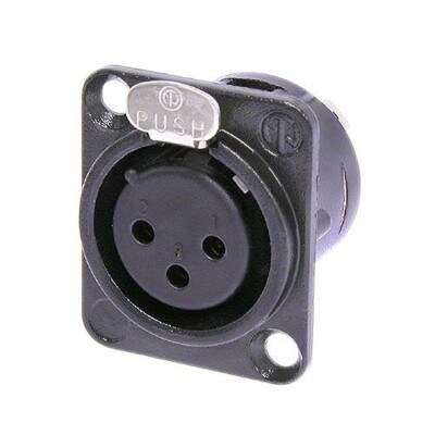 [NC3FD-L-BAG-1] Neutrik NC3FD-L-BAG-1 XLR-runkonaaras