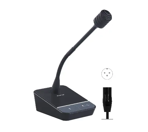 [MICSET-D32XLR] Fonestar cardioid unidirectional dynamic desktop microphone