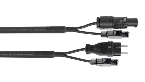 Cordial CPH CAT 1 HH PWR S 1-25 TRUE1 RJ45 CAT6A / Schuko - TRUE1 2.50 mm² hybridikaapeli