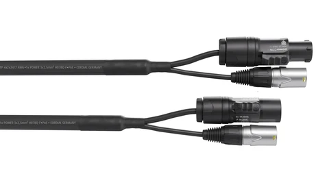Cordial CPH CAT 1 NN PWR 1-25 TRUE1 etherCON CAT6A / TRUE1 2.50 mm² linkki hybridikaapeli