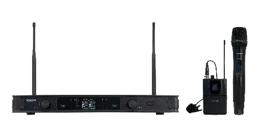 [SONAIR-PRO-2MP] Fonestar Dual UHF hand-held wireless and belt-pack microphone