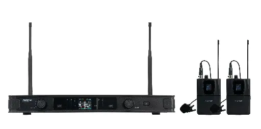 [SONAIR-PRO-2P] Fonestar Dual UHF hand-held wireless and belt-pack microphone (kopio)