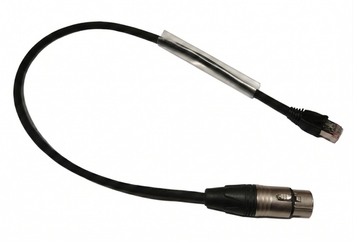 [NSW-29572] DMX adapterikaapeli NC5FXX - RJ45, 0,5m, musta