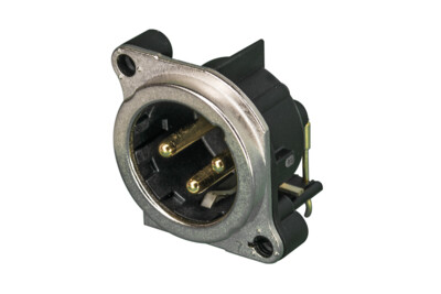 [NC3MBH-0] Neutrik NC3MBH-0 XLR-runkouros piirikortille