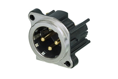 [NC3MBHL] Neutrik NC3MBHL XLR-runkouros piirikortille